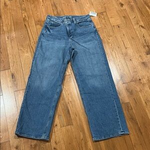 Old Navy Extra High Rise Curvy Wide Leg Jeans